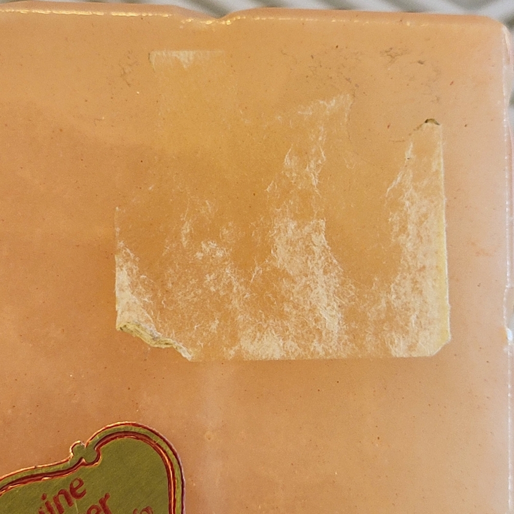 VTG Genuine Alabaster Stone Square Trinket Jewelry Box Hinged Peach Floral Brass - Picture 12 of 15